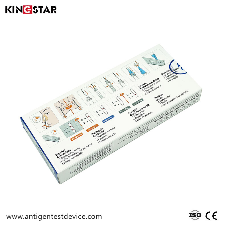 Saugus surinkimas Covid-19 savikontrolės greitasis antigeno testas